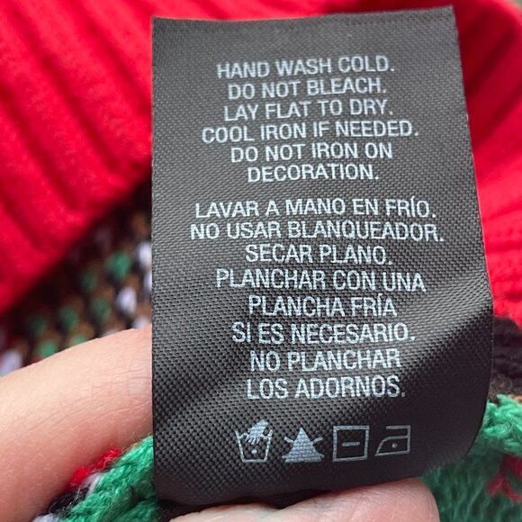 Joe Boxer Santa/Rudolph Christmas Sweater, Size Large - Picture 9 of 10